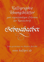 Kalligraphie Übungsblätter Schwabacher