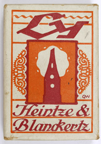 Antike Schreibfederschachtel, Heintze & Blanckertz