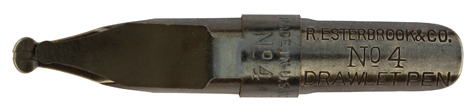 R. Esterbrook & Co, Drawlett Pen, No 4, 3mm