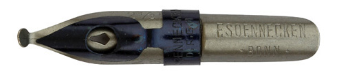 F. Soennecken, No. 250, 2,5mm, Typ 1