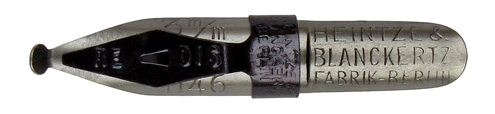 Schnurzugfeder, Heintze & Blanckertz, No. 1146, 3mm, Redisfeder Typ 4