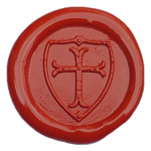 Siegelstempel-Platte, Wappen