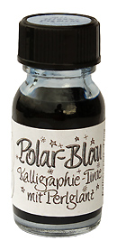 Polar-Blau Kalligraphie-Tinte
