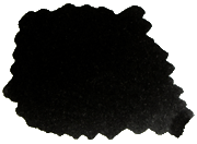 Farbmuster Schwarze Kalligraphie-Tinte