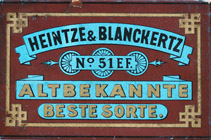 Antike Schreibfederschachtel, Heintze & Blanckertz, No. 51 EF