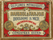 Antike Schreibfederschachtel, Baignol & Farjon, Dreadnought