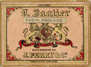 Antike Schreibfederschachtel, V. Saglier, No. 174 F