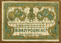 Antike Schreibfederschachtel, Blanzy Poure & Cie, No. 86, Dimitri