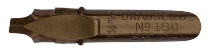 Brause & Co, Bandzugfeder Nr. 180, 2.5 mm, antik