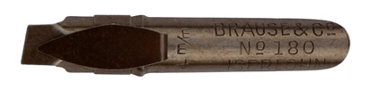 Brause & Co, Bandzugfeder Nr. 180, 4 mm, antik