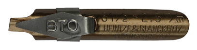 Antike Bandzugfeder, Heintze & Blanckertz, No. 61½, BTO
