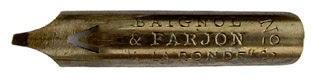 Bandzugfeder, Baignol & Farjon, No. 394-3, A la Ronde, Typ 2