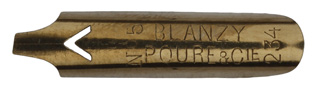 Bandzugfeder, Blanzy Poure & Cie, No. 234-5, 2mm, Typ 1