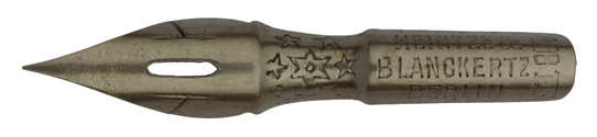 Antike Spitzfeder, Heintze & Blanckertz, No. 408 EF, Cement
