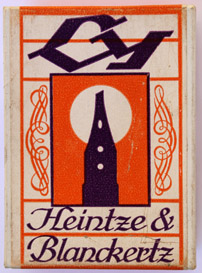 Antike Schreibfederschachtel, Heintze & Blanckertz
