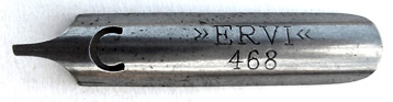Antike linksgeschrägte Feder, Ervi, No. 468