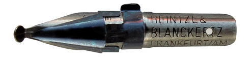 Schnurzugfeder, Heintze & Blanckertz, No. 1146, 3 mm, Redisfeder, Typ 2C