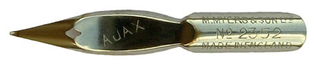 Antike Pfannenfeder, M. Myers & Son LTD, No. 2352, Ajax Pen