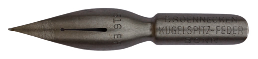 F. Soennecken, Kugelspitzfeder No. 516 EF, Typ 2