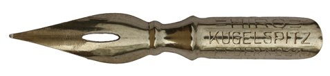 Antike Pfannenfeder, Hiro, No. 31, Kugelspitzfeder