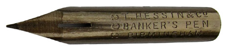 Spitzfeder, T. Hessin & Co, No. 292, Bankers Pen