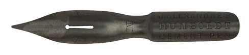 Antike Kalligraphie Spitzfeder, Perry & Co, Alexandre's Humboldt Cement Pen M, Typ 1