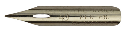 Kalligraphie Spitzfeder, The Barion Pen Co. No. 49