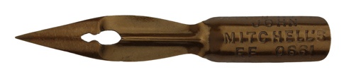 Antike Spitzfeder, John Mitchell, No. 0661 EF