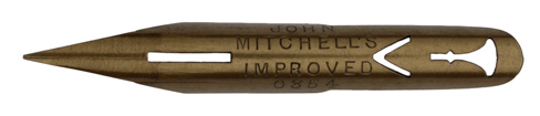 Antike Spitzfeder, John Mitchell, No. 0354, Improved