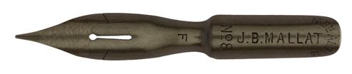 Antike Spitzfeder, J. B. Mallat, No. 8 F