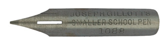 Antike Kalligrafie Spitzfeder, Joseph Gillott, No. 1088, Smaller School Pen
