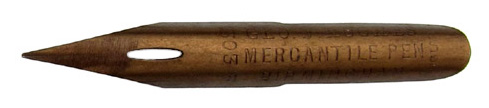 Antike Kalligraphie Spitzfeder, George W. Hughes, No. 303 F, Mercantile Pen