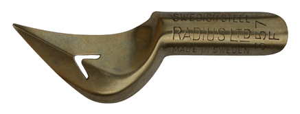 Antike Ellenbogenfeder, Radius Ltd., No. 357 F