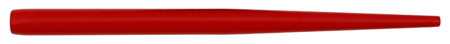 Zeichenfederhalter für Röhrchenfedern aus rot lackiertem Birkenholz
