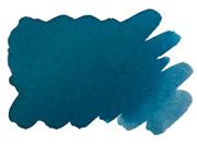 Farbmuster Karibikblau, Kalligraphie-Tinte