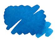 Kalligraphie-Tinte, Farbmuster Aquamarinblau
