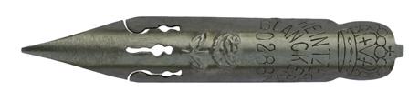 Antike Kalligrafie Spitzfeder, Heintze & Blanckertz, No. 0286, Rosenfeder