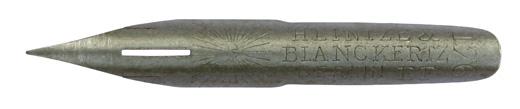 Antike Kalligrafie Spitzfeder, Heintze & Blanckertz, No. 176 EF