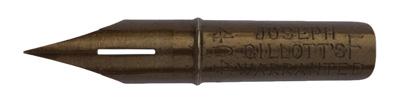 Antike Kalligrafie Spitzfeder, Joseph Gillott & Sons Ltd., No. 404 F, Typ 1