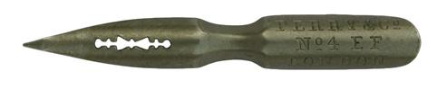 Antike Kalligrafie Spitzfeder, Perry & Co, No. 4 EF