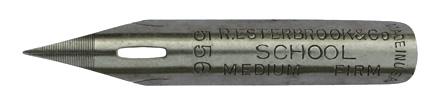 Antike Kalligrafie Spitzfeder, R. Esterbrook & Co, No. 556, School Medium Firm, Tpy 2