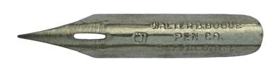 Antike Kalligrafie Spitzfeder, Walter B. Bogue Pen Co., No. 5, Bank Pen