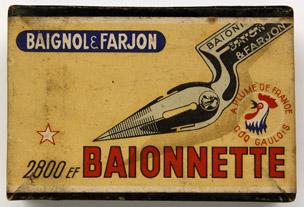 Antike Schreibfederschachtel, Baignol & Farjon, No. 2800 EF