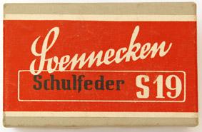 Antike Schreibfederschachtel, F. Soennecken, S 19