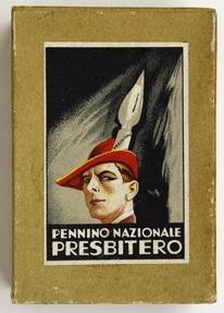 Antike Schreibfederschachtel, Presbitero, No. 603 E. F.