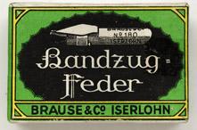 Antike Schreibfederschachtel, Brause & Co, No. 180, 2mm