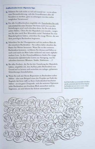 Spitzfeder-Kalligraphie (pointed pen calligraphy), Stefanie Weigele ...